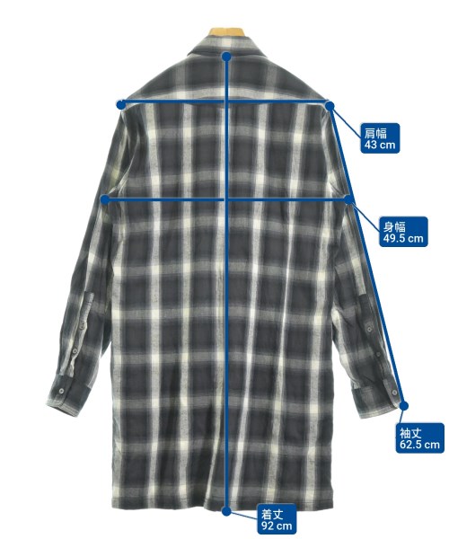 nano UNIVERSE（ナノユニバース）カジュアルシャツ グレー サイズ:L メンズ/2200620153096