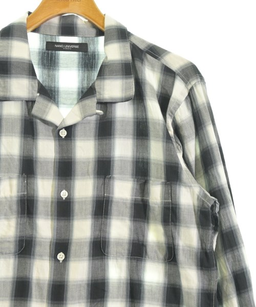 nano UNIVERSE（ナノユニバース）カジュアルシャツ 黒 サイズ:L メンズ/2200620153102