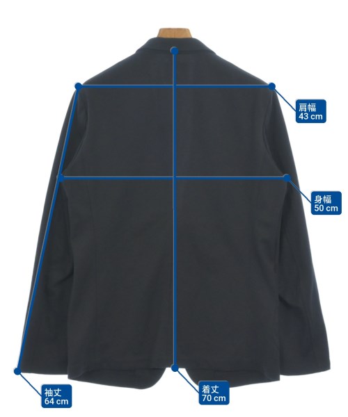 nano UNIVERSE（ナノユニバース）カジュアルジャケット 黒 サイズ:XL メンズ/2200615216041