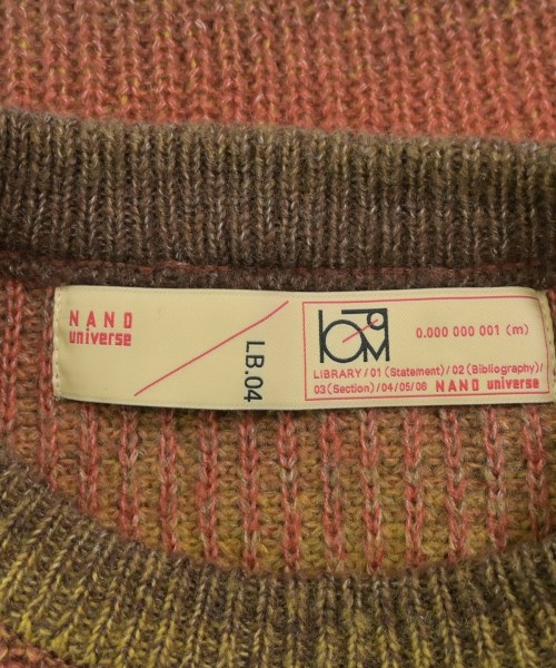 nano UNIVERSE（ナノユニバース）ニット・セーター オレンジ サイズ:M メンズ/2200616666050