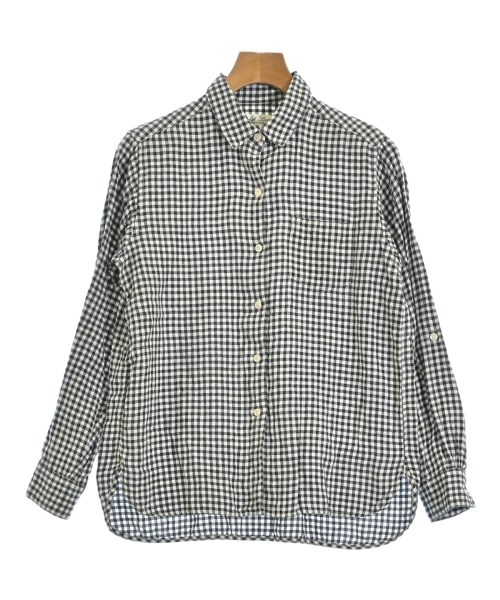 nano UNIVERSE(ナノユニバース)カジュアルシャツ 黒 サイズ:36(S位)/2200565985028