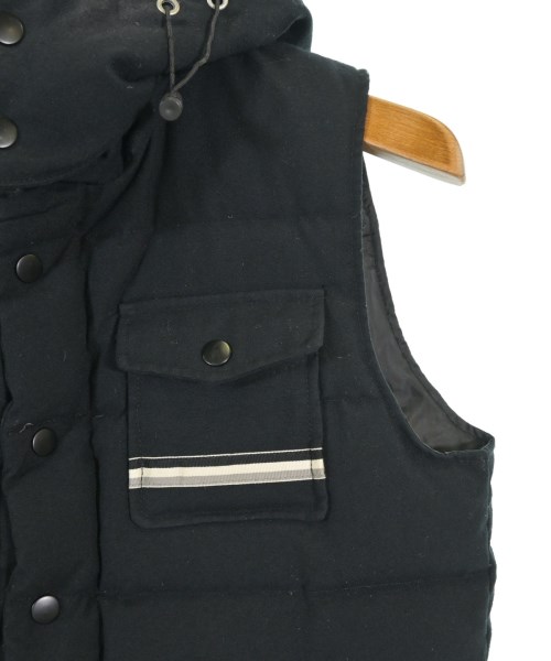 nano UNIVERSE（ナノユニバース）ダウンジャケット/ダウンベスト 黒 サイズ:S メンズ/2200671939014