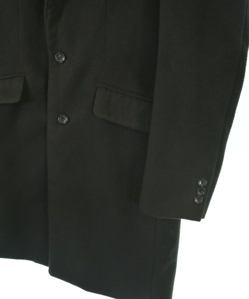 nano UNIVERSE（ナノユニバース）チェスターコート 黒 サイズ:M メンズ/2200675119061