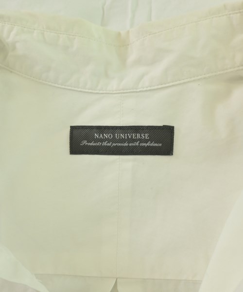 nano UNIVERSE（ナノユニバース）カジュアルシャツ 白 サイズ:L メンズ/2200675303057