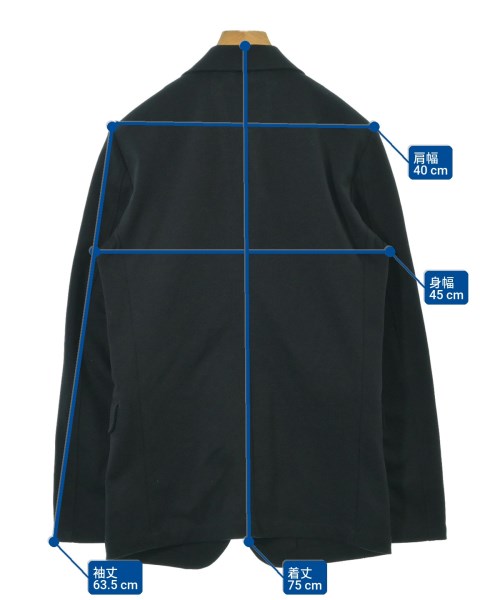 nano UNIVERSE（ナノユニバース）ジャケット 黒 サイズ:-(S位) メンズ/2200672439032