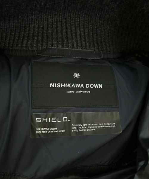 nano UNIVERSE（ナノユニバース）ダウンジャケット/ダウンベスト 黒 サイズ:S メンズ/2200672935138