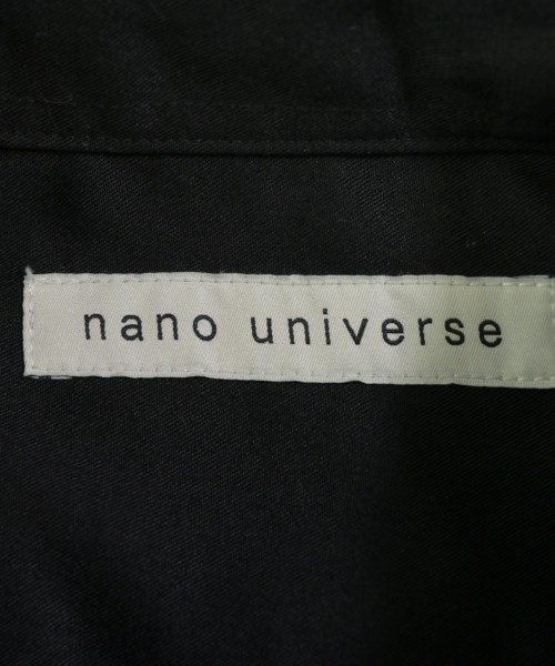 nano UNIVERSE（ナノユニバース）カジュアルシャツ 黒 サイズ:S メンズ/2200671335076