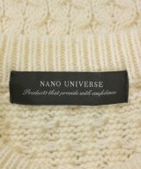 nano UNIVERSE（ナノユニバース）ニット・セーター 白 サイズ:S メンズ/2200681237056