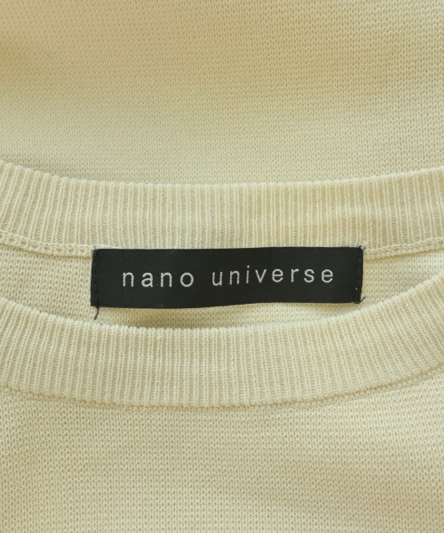 nano UNIVERSE（ナノユニバース）ニット・セーター 白 サイズ:L メンズ/2200687107049