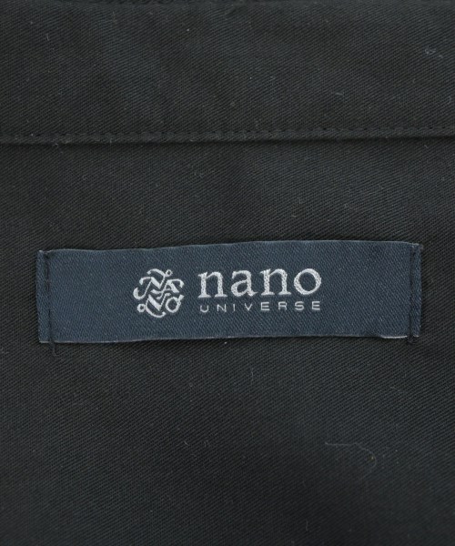 nano UNIVERSE（ナノユニバース）カジュアルシャツ 黒 サイズ:M メンズ/2200692270011