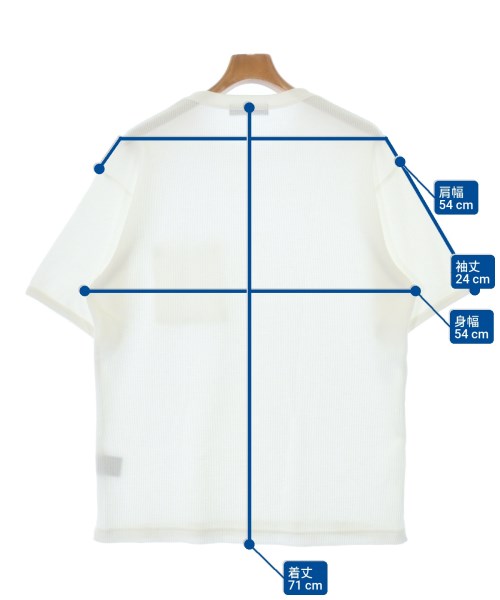 nano UNIVERSE（ナノユニバース）Tシャツ・カットソー 白 サイズ:L メンズ/2200690651058