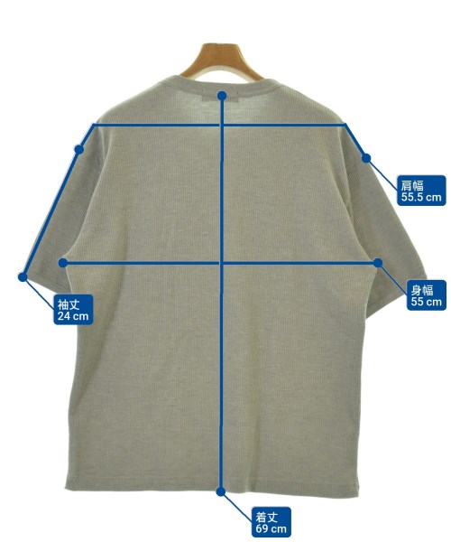 nano UNIVERSE（ナノユニバース）Tシャツ・カットソー グレー サイズ:L メンズ/2200690651065