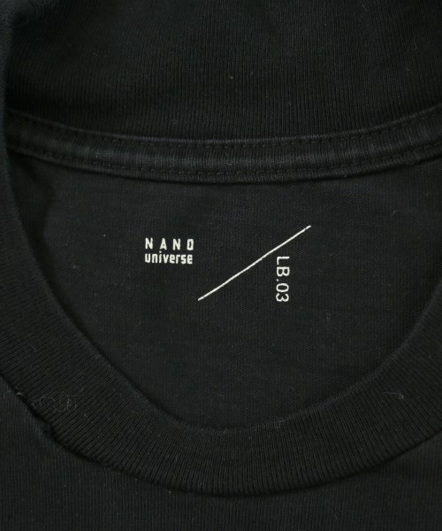 nano UNIVERSE（ナノユニバース）Tシャツ・カットソー 黒 サイズ:L メンズ/2200695857158