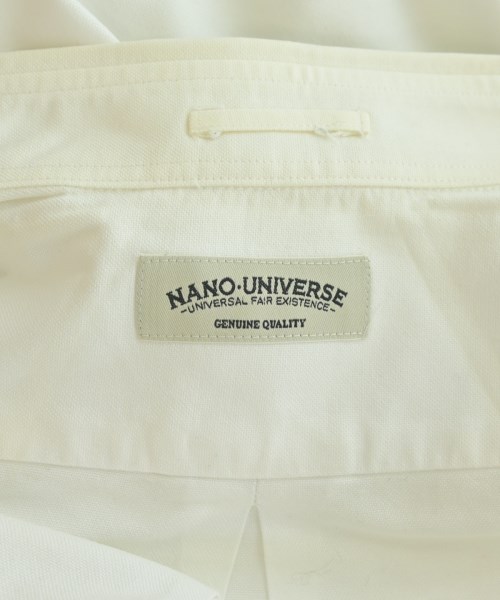 nano UNIVERSE（ナノユニバース）ドレスシャツ 白 サイズ:S メンズ/2200697918246
