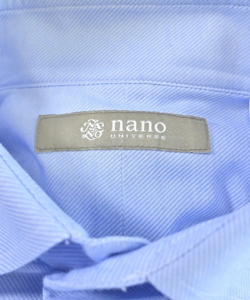 nano UNIVERSE（ナノユニバース）カジュアルシャツ 青 サイズ:38(M位) メンズ/2200694520138