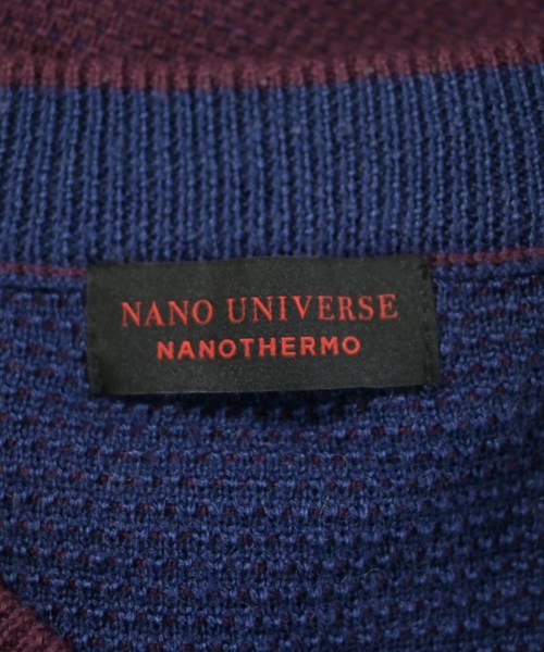 nano UNIVERSE（ナノユニバース）ニット・セーター 赤 サイズ:XL メンズ/2200701382124