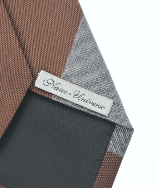 nano UNIVERSE（ナノユニバース）ネクタイ 茶 サイズ:- メンズ/2200656535064