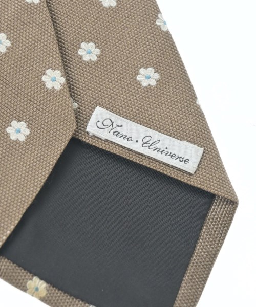 nano UNIVERSE（ナノユニバース）ネクタイ 茶 サイズ:- メンズ/2200656535071