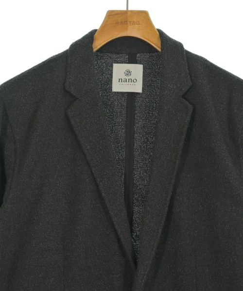nano UNIVERSE（ナノユニバース）テーラードジャケット グレー サイズ:L メンズ/2200654028018