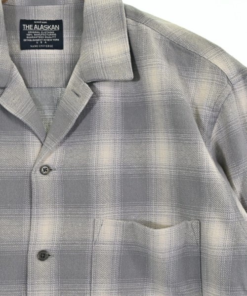 nano UNIVERSE（ナノユニバース）カジュアルシャツ グレー サイズ:L メンズ/2200654558058