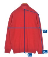 nano UNIVERSE（ナノユニバース）ニット・セーター 赤 サイズ:M メンズ/2200658168062