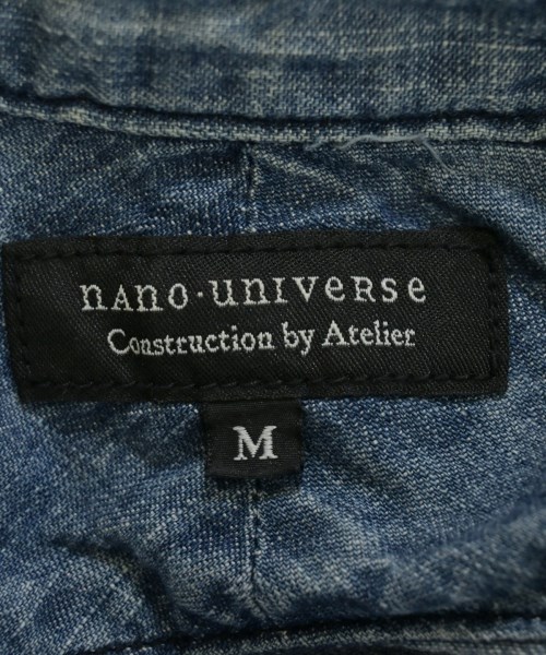 nano UNIVERSE（ナノユニバース）カジュアルシャツ 青 サイズ:M レディース/2200658404047
