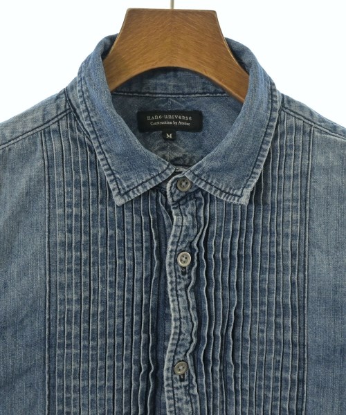 nano UNIVERSE（ナノユニバース）カジュアルシャツ 青 サイズ:M レディース/2200658404047