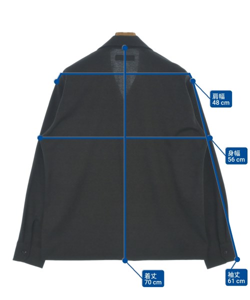 nano UNIVERSE（ナノユニバース）カジュアルシャツ グレー サイズ:M メンズ/2200659075055