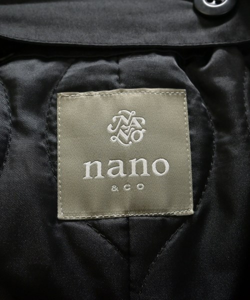 nano UNIVERSE（ナノユニバース）モッズコート 黒 サイズ:L メンズ/2200654423028