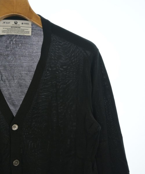 nano UNIVERSE（ナノユニバース）カーディガン 黒 サイズ:S メンズ/2200660442037