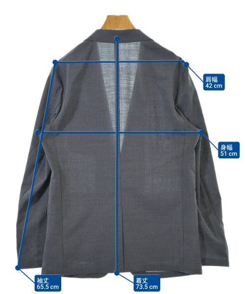 nano UNIVERSE（ナノユニバース）カジュアルジャケット グレー サイズ:L メンズ/2200657543020