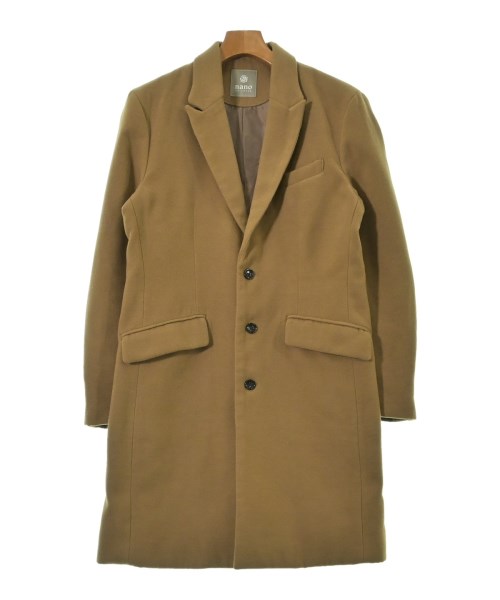 nano UNIVERSE(ナノユニバース)チェスターコート 茶 サイズ:M/2200662174028