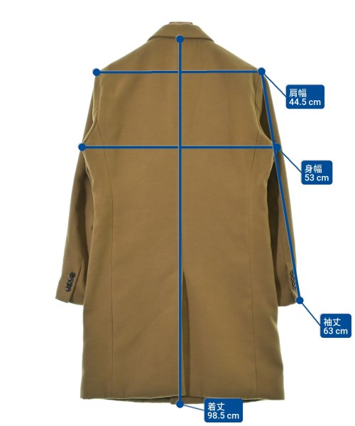 nano UNIVERSE（ナノユニバース）チェスターコート 茶 サイズ:M メンズ/2200662174028