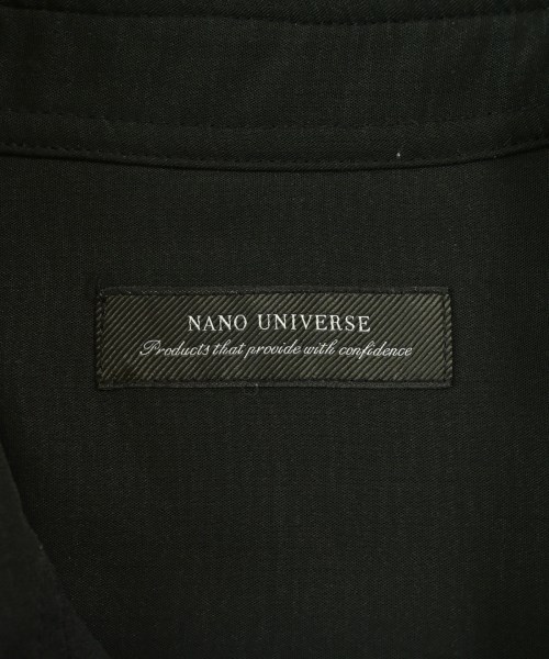 nano UNIVERSE（ナノユニバース）カジュアルシャツ 黒 サイズ:S メンズ/2200711788039