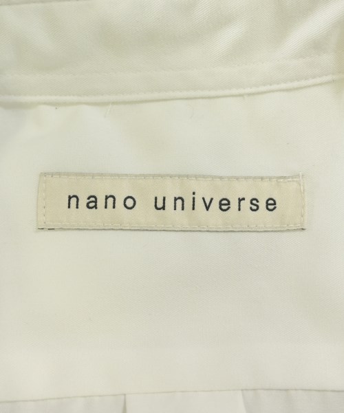 nano UNIVERSE（ナノユニバース）カジュアルシャツ 白 サイズ:XL メンズ/2200715066119