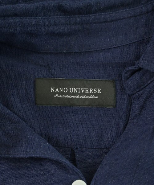 nano UNIVERSE（ナノユニバース）カジュアルシャツ 紺 サイズ:M メンズ/2200710455086