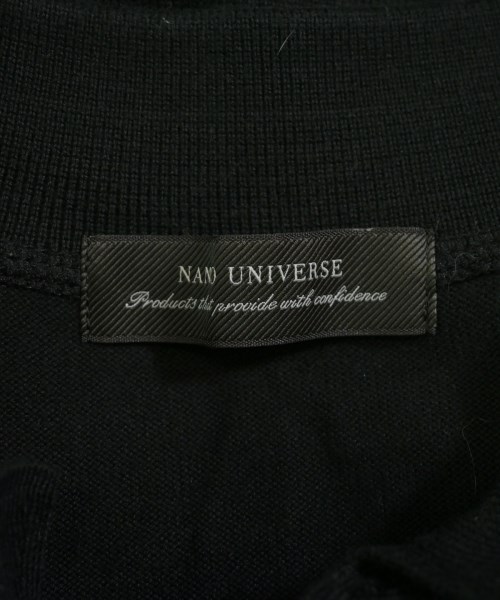 nano UNIVERSE（ナノユニバース）ポロシャツ 黒 サイズ:L メンズ/2200713152036