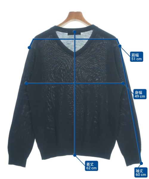 nano UNIVERSE（ナノユニバース）ニット・セーター 紺 サイズ:L メンズ/2200630667088