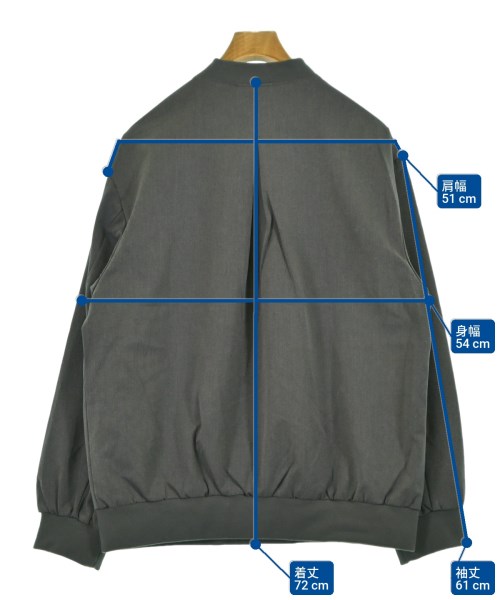 nano UNIVERSE（ナノユニバース）ブルゾン グレー サイズ:L メンズ/2200645326024