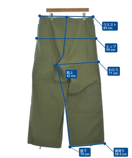 nano UNIVERSE（ナノユニバース）カーゴパンツ カーキ サイズ:L メンズ/2200648971016