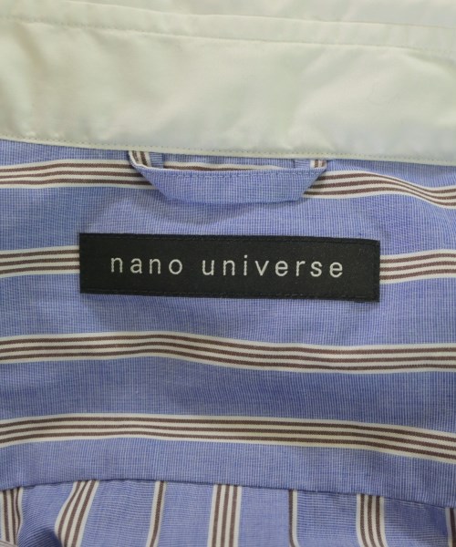 nano UNIVERSE（ナノユニバース）ドレスシャツ 青 サイズ:L メンズ/2200650259065