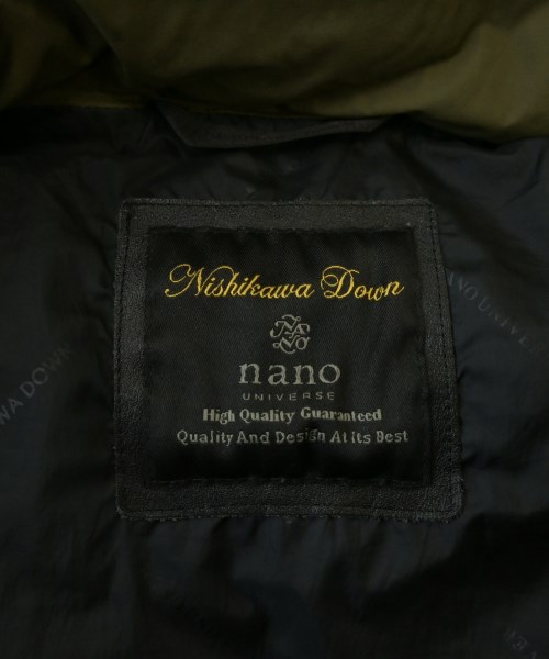 nano UNIVERSE（ナノユニバース）ダウンジャケット/ダウンベスト カーキ サイズ:S メンズ/2200650444010