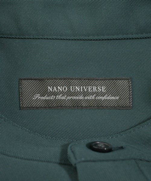 nano UNIVERSE（ナノユニバース）カジュアルシャツ 緑 サイズ:L メンズ/2200650688025