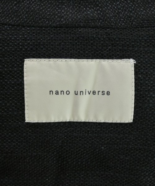 nano UNIVERSE（ナノユニバース）カジュアルジャケット 黒 サイズ:L メンズ/2200639311074