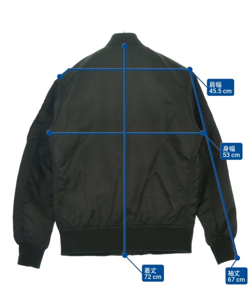 nano UNIVERSE（ナノユニバース）ミリタリーブルゾン 黒 サイズ:S メンズ/2200640042431