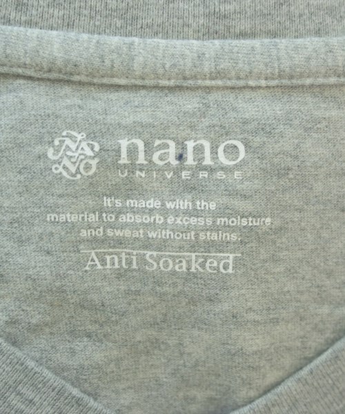 nano UNIVERSE（ナノユニバース）Tシャツ・カットソー グレー サイズ:M メンズ/2200645899047