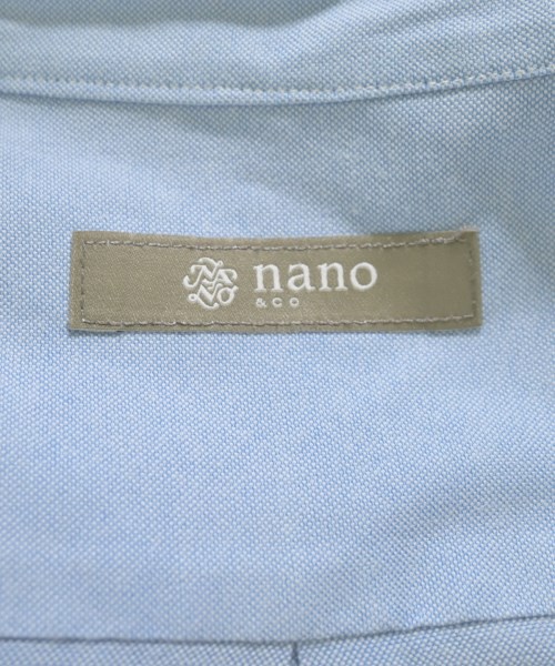 nano UNIVERSE（ナノユニバース）カジュアルシャツ 青 サイズ:S メンズ/2200698682047