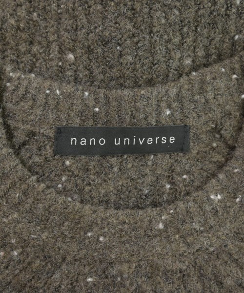 nano UNIVERSE（ナノユニバース）ニット・セーター 茶 サイズ:L メンズ/2200697277060