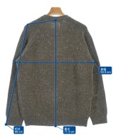 nano UNIVERSE（ナノユニバース）ニット・セーター 茶 サイズ:L メンズ/2200697277060