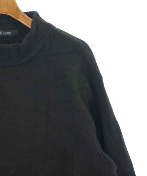 nano UNIVERSE（ナノユニバース）ニット・セーター 黒 サイズ:XL メンズ/2200665168116